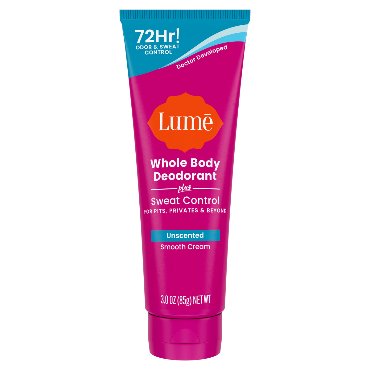 Unscented | Cream Tube Deodorant | + Sweat Control